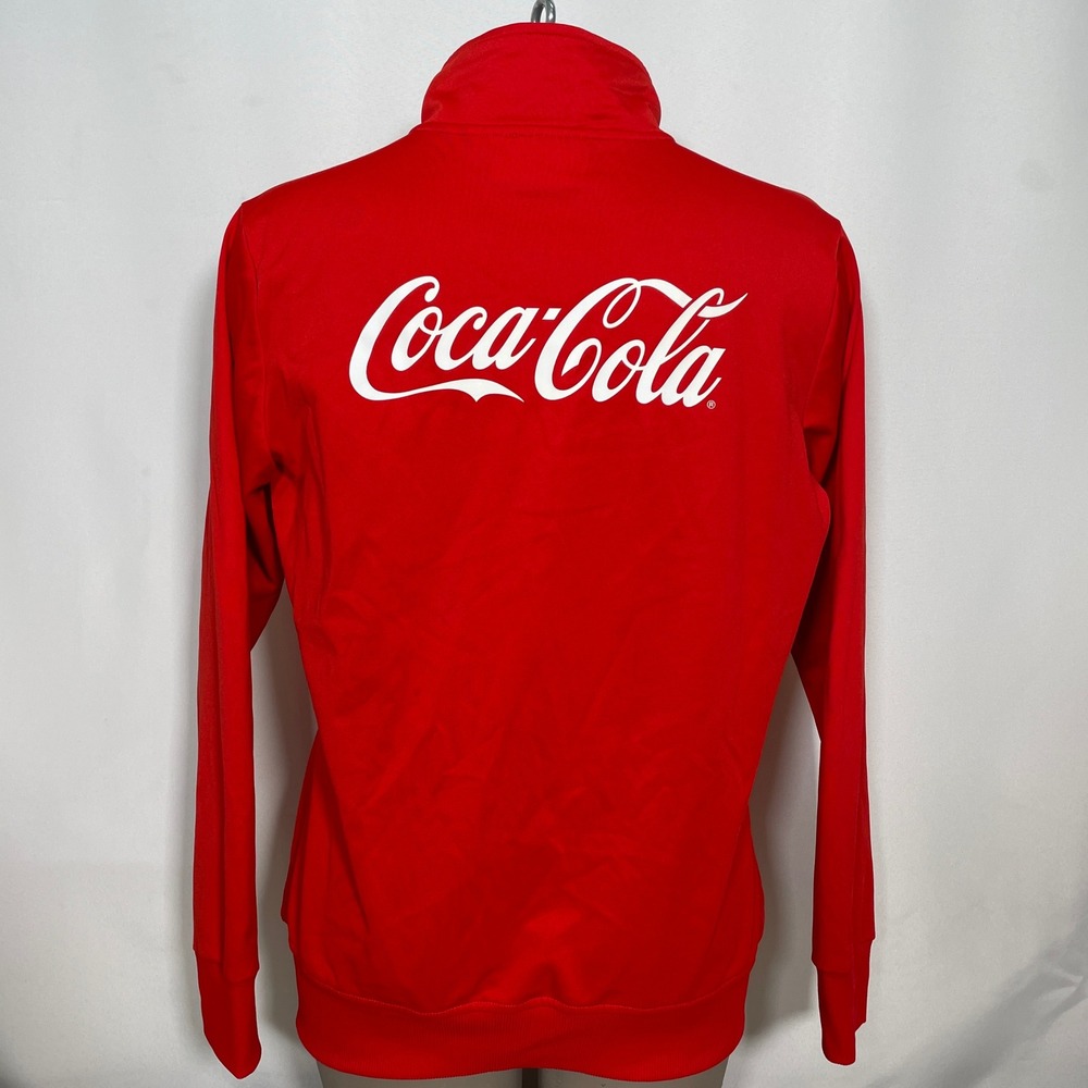 Coca-Cola FIFA Club World Cup 2025 Full Zip Red Track Jacket Women's MEDIUM